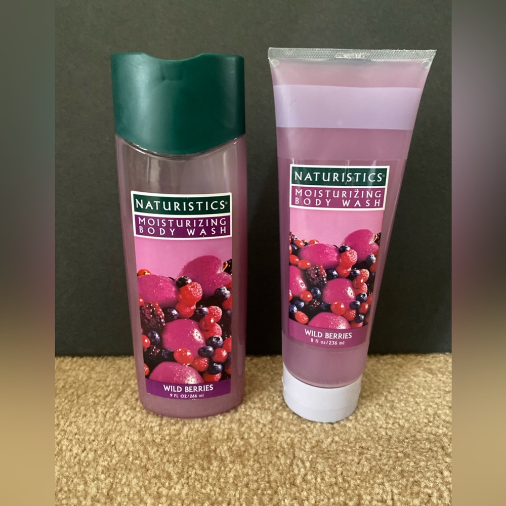 Naturistics Moisturizing Body Wash Wild Berries vintage 90s Y2K
